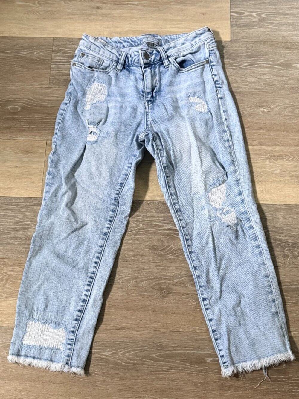 SOHO New York & Company High Waisted Cropped Boyfriend Size 2